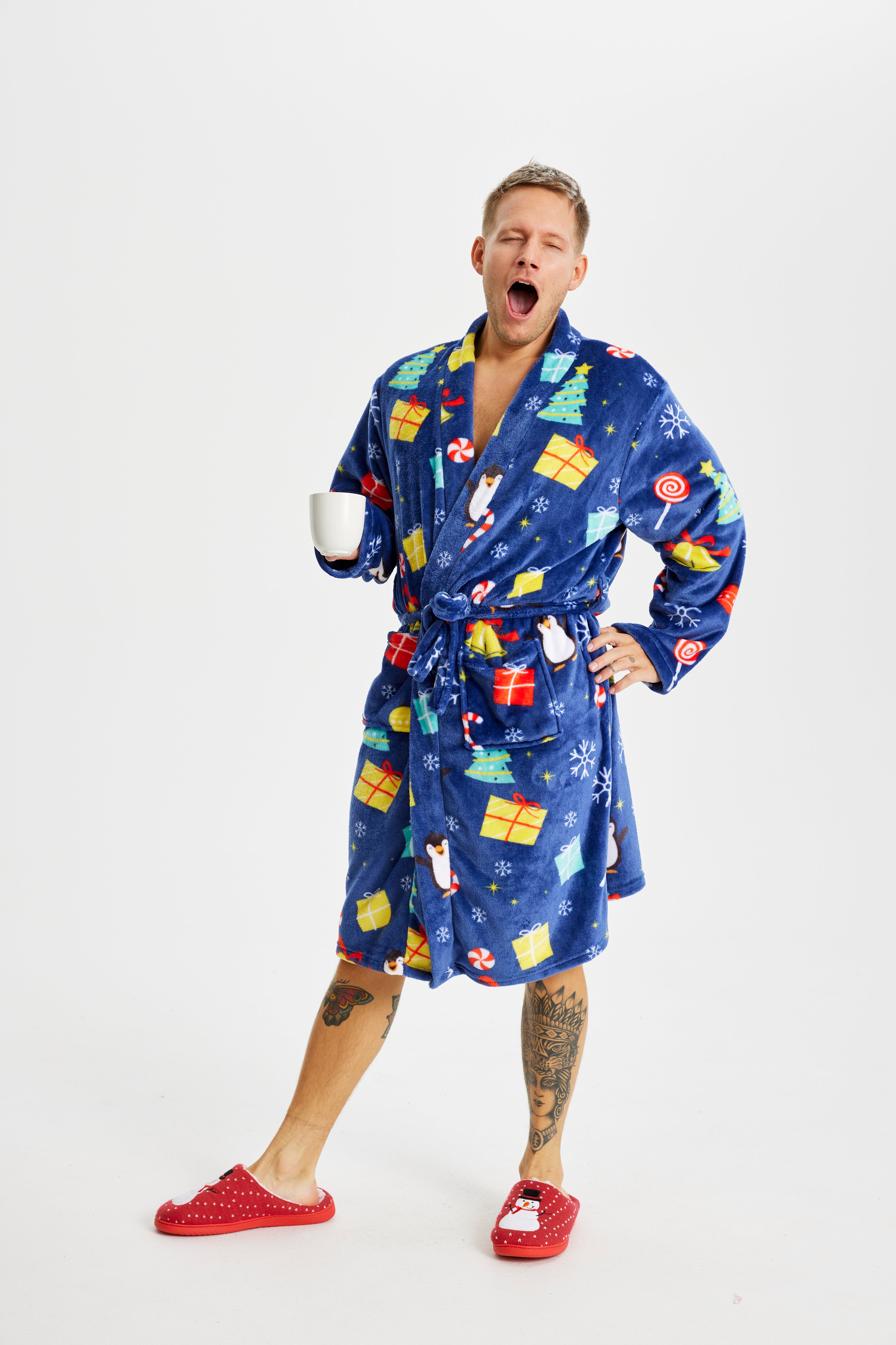 Bathrobe - Navy